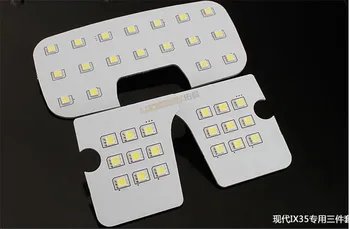 For HYUNDAI IX35 LED Interiør læselampe LED lys auto tilbehør 3stk pr Bil-Styling Forlygter