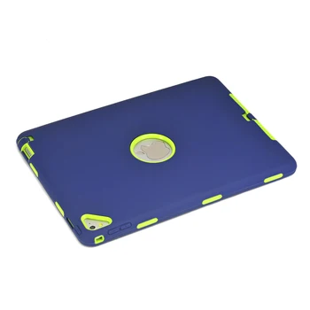 For iPad Pro 9.7,Til iPad Air 2 Tilfælde Retina Kids Baby Safe Rustning Stødsikkert Tunge Silikone Hard Case Cover For iPad Air2
