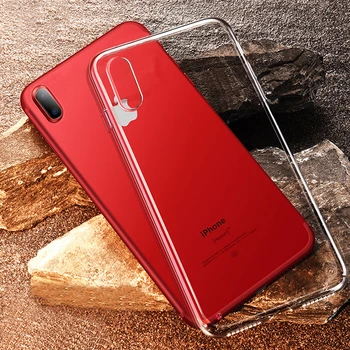 For iPhone-X Sag Tilbehør 0,3 mm Ultra Tynd Klar, Gennemsigtig Blød TPU Silikone Gel Telefon Shell Til iPhone 8 Plus Case Cover