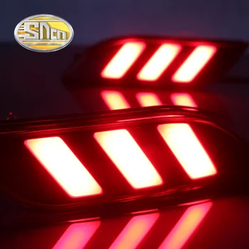 For Jeep Compass 2017 2018 SNCN Multi-funktioner Bil LED Bageste Kofanger Lys tågebaglygte Auto Pære, Bremse Lys Reflektor