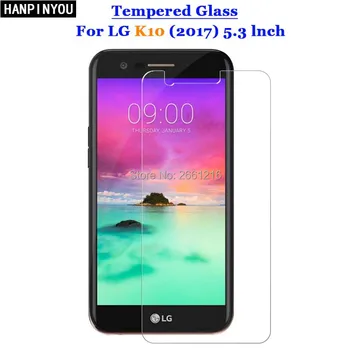 For LG K10 2017 Hærdet Glas 9H 2.5 D Premium-Screen Protector Film Til LG K10 2017 / LG X400 / LG M250N 5.3