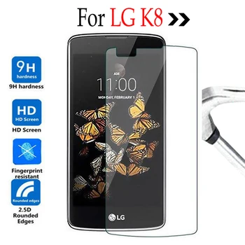 For LG K8 Premium Hærdet Glas Til LG K8 K 8 Lte K350 K350N K3500E K350DS Telefonens Skærm Protektor Dække Beskyttende Film Sag