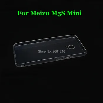 For Meizu M5S Mini Kamera Beskytte Blødt TPU Silicium Gel Gennemsigtig Sagen Tilbage Boliger Dækning For Meizu M5S Mini 5.2