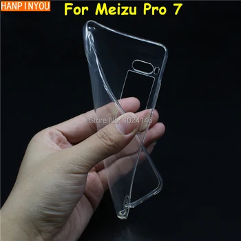 For Meizu Pro 7 Slim Crystal Klar, Gennemsigtig Blød TPU bag cover Beskyttelse af Hud Kamera Beskytte Dækning For Meizu Pro 7 Pro7 5.2