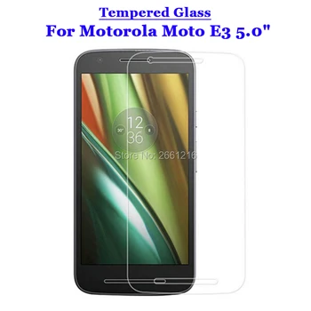 For Motorola Moto E 3 Hærdet Glas 9H 2.5 D Premium-Screen Protector Film Til Motorola Moto E 3 3rd Gen 2016 E3 5.0