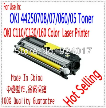 For Okidata 44250724 44250723 44250722 44250721 Tonerkassetten,Refill, Toner Til Oki MC160 C130 C110 Printeren,For Okidata Toner