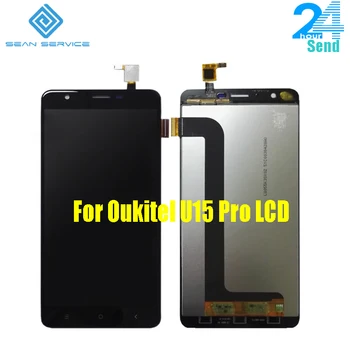 For Oprindelige Oukitel U15 Pro LCD Display+Touch Screen Digitizer Assembly Udskiftning Oukitel U15 Pro 1280X720 5.5 tommer Lager