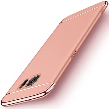 For Samsung Galaxy j5 j7 2016 tilfælde Luksus, Guld Plating Rustning mobiltelefon shell tilbage dække sagen for Galaxy J5108 J510F J7108 J7109f