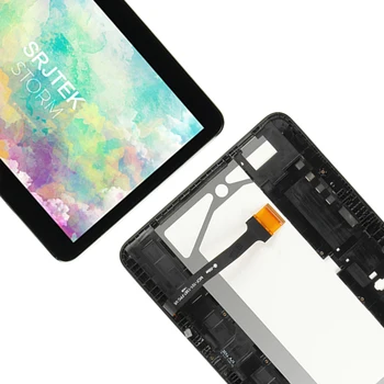 For Samsung Galaxy Tab 4 10.1 T530 T531 T535 Tablet PC LCD-Skærm Med Touch Glas Digitizer Fulde Forsamling Med Ramme