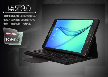 For Samsung Galaxy Tab S2 9.7 Aftageligt Bluetooth Tastatur taske til Samsung Galaxy Tab S2 9.7 T810 T815 Tablet