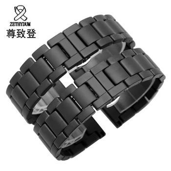 For Samsung Gear S2/S3 urrem kvalitet krat keramiske urrem 20mm 22mm luksus metal armbånd til Huawei watch 2