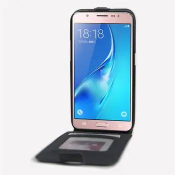 For Samsung J7 2016 Tilfælde Retro PU Læder & TPU Flip Telefon etuier Til Samsung Galaxy J7 J710F J710H 5.5