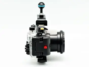 For Sony DSC RX100 IV 40m/130ft Meikon Undervands Kamera hus + Rød Undersøiske Filter (våd 67 mm) +Aluminium Dykning Håndtag