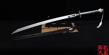 For Spil NieR:Automater 2B Sværd / 9S ' s Real Steel Blade Zink Legering Cosplay Prop 2017 Helt Nye Sløv Levering