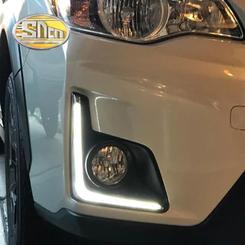 For Subaru XV 2016 2017,Dæmpning Stil Relæ Vandtæt Forkromet ABS Dække Bilen 12V LED-KØRELYS Kørelys Dagslys SNCN