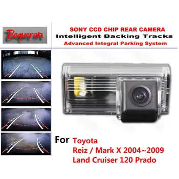 For Toyota Stimulus-Mærket X-Land Cruiser 120 Prado CCD Bil Backup Parkering Kamera Intelligent Spor Dynamisk Vejledning bakkamera