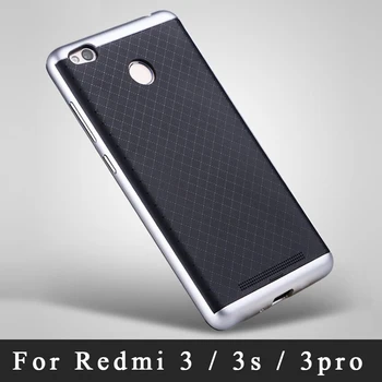 For Xiaomi Redmi 3 Tilfælde Originale iPaky Rustning PC Ramme + Silikone Tilbage Dække For Xiaomi redmi 3s omfatte redmi 3 pro tilfælde 5.0