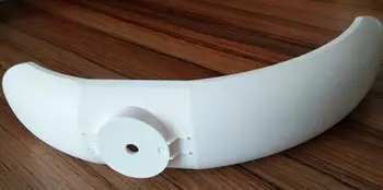 Foran Skaermen Fender Vagt for Xiaomi Mijia M365 El-Scooter Skateboard Sort / Hvid