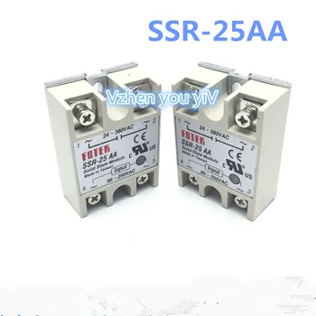 Forfremmelse//1 stk FOTEK TYPE SSR-25AA Producent 25A ssr solid relæ output 24-380VAC input 80-250VAC god kvalitet SSR 25AA 25A