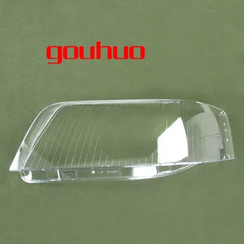 Forreste forlygter glas forlygter shell cover gennemsigtig lampeskærme lampe shell masker For Audi A6 C5 03-05 2stk