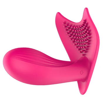 FOX Varme Trådløs Fjernbetjening Butterfly Vibrator Trusser Musik Sensor Vibrator Sex Legetøj for kvindens Klitoris Stimulator