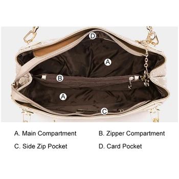 FOXER Brand Kvinder Cow Leather Shoulder taske Mode Design, Høj kvalitet Kvinders Håndtaske Kvindelige Håndtaske Kæde linjer Skulder tasker
