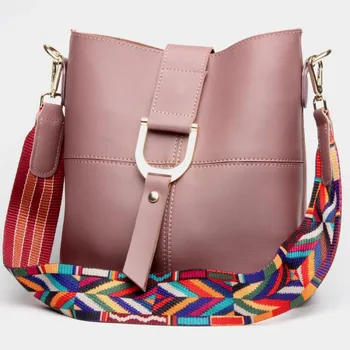 FoxTail & Lily Spand Tasker Håndtasker Til Kvinder I Ægte Læder Mode Farverig Rem Skulder Taske Damer Messenger Tasker Af Høj Kvalitet