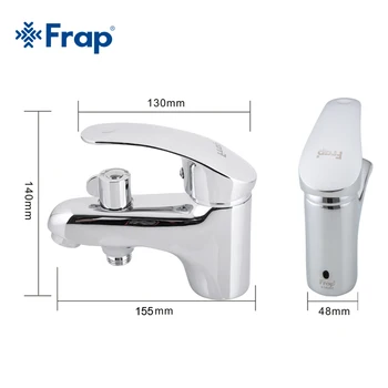 Frap Messing Krop Materiale, Toilet håndvask armatur Med brusehoved Installere vandhanen tilbehør komplet F1221