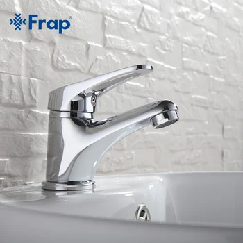FRAP mini elegant elegant Badeværelse Håndvask Hane Messing Fartøj Vask vandhane Mixer Krom Finish F1013 F1036
