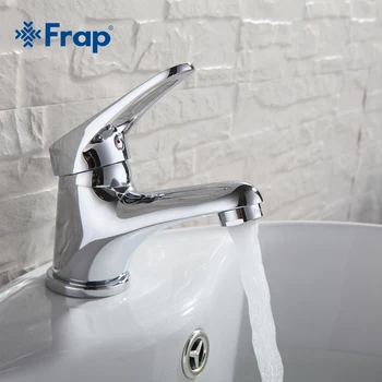 FRAP mini elegant elegant Badeværelse Håndvask Hane Messing Fartøj Vask vandhane Mixer Krom Finish F1013 F1036