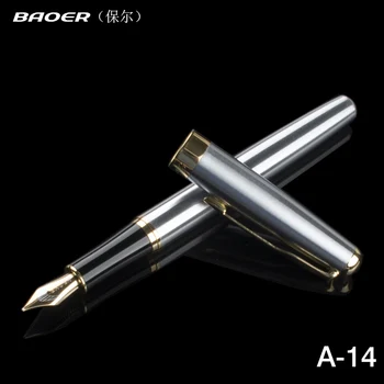 Fremme 5Pcs/masse Baoer 388 Høj Kvalitet og Billige Pris Pil Clips F Nib Blæk/Brand/Fountain Pen Metal Kuglepenne til Gave at Skrive Papirvarer