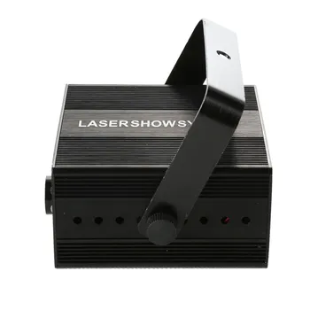 FREMMEDE 96 Nye Mønstre RGB Mini Laser Projektor, Lys, DJ Disco Party Musik Laser Fase Belysning Effekt Med LED Blå Xmas Lys