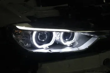 FSYLX E92 Crystal LED Angel eyes Forlygter Til BMW E92 Coupe 07-10 Bil LED halo rings angel eyes 105mm+120mm DRL LED Angel eyes