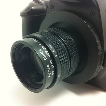 Fujian-35mm f/1.7 CCTV cine linse til M4/3 / MFT-Mount-Kamera+Adapter ring c-m4/3 +hætte for Olympus, Panasonic Micro 4/3-kameraer