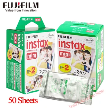 Fujifilm fuji instax mini 8 9 film 50 ark hvid Kant film for Fujifilm Instant Kamera mini 8 9 7 25 50 90 Fotopapir