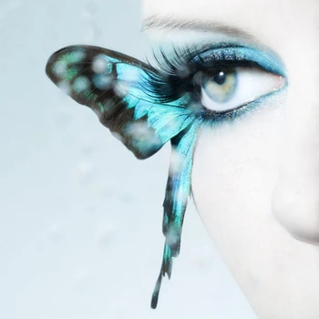 Fuld 5D Diy Daimond Maleri Butterfly Eye 3D-Diamond Maleri Fuld Runde Rhinestones Diamant Maleri, Broderi Indretning