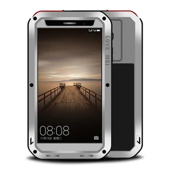 Full Body funda Huawei Mate 9 Tilfælde Dække Gorilla Glas, Aluminium, Metal, Stødsikkert Rustning For Huawei Mate 9 10 Pro Telefonen Tilfælde Mate9