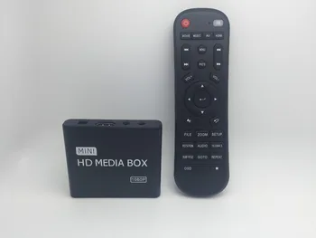 Full HD 1080P Media Afspiller,Digital Signage-Afspiller,Adverting spiller max,HDMI,AV-udgang,SD/MMC kortlæser/USB Vært Gratis fragt!