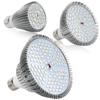 Full Spectrum LED vækst Lys 30W-50W 80W E27 AC85~265V Rød/Blå/Hvid/UV/IR Hydroponics LED Plante Lampe Hot Salg