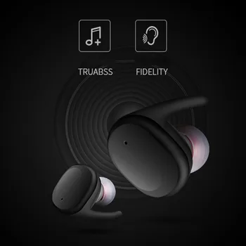 Fuloophi TWS Professionel Vandtæt Touch Sport Trådløse Hovedtelefoner Mini Bluetooth in-ear Earburds Sport Bluetooth hovedtelefon