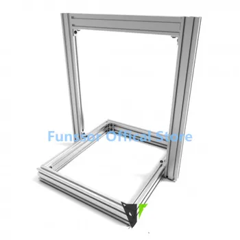 Funssor AM8 3D-Printer Ekstrudering Metal Frame - Komplet Kit for Anet A8 opgradering (Naturlige)