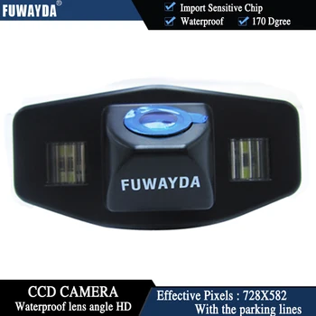 FUWAYDA CCD night vision vandtæt bil omvendt backup parkering bakkamera FOR Honda Accord Pilot Civic Odyssey Acura TSX