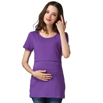 Følelser Moms graviditet, Barsel tøj Barsel Top Nursing top sygepleje tøj, Amme T-shirt til gravide kvinder Top