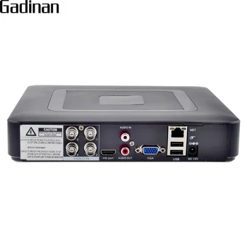 GADINAN 4CH 1080N AHD DVR NVR optager H. 264 P2P CCTV-5 I 1 til AHDH AHDNH AHD-M 960H D1 Kameraet Hybrid-2 Analog 720P+2 IP 720P