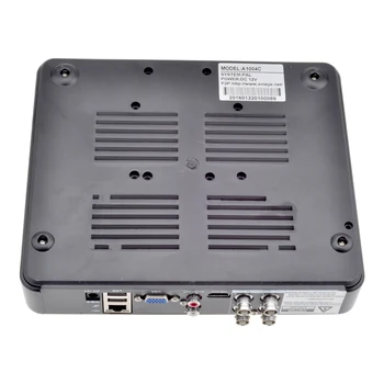 GADINAN Mini Hybrid 4CH AHDNH 1080N DVR 5 I 1 AHDM TVI CVI CVBS 960H Sikkerhed CCTV DVR HDMI DVR NVR Understøttelse af 1080P IP-Kamera