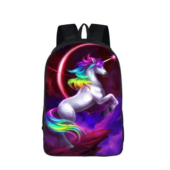 Galaxy / Univers / Unicorn / Cheshire Cat-School-Rygsæk Til Teeange Piger Skoletasker Stjerneklar Nat / Space Star Schoolbags