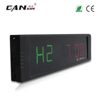 [GANXIN] LED garage timer Boksning FITNESS-Crossfit tabata EMOM interval Programmerbare Nedtælling/OP stopur Real-time clock