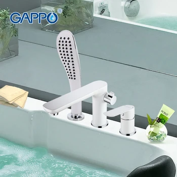 GAPPO 1 sæt høj kvalitet waterfall badekar vask vandhane torneira mixer koldt&varmt vand til toiletbesøg vask tap grifo håndbruser sæt G1148