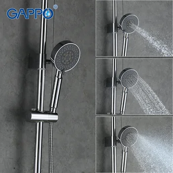 GAPPO badekar bruser vandhaner, badekar armatur badekar og regnbruser tryk badeværelse brusebad hovedet rustfrit brusebad bar GA2402