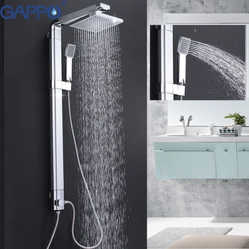 GAPPO badekar vandhane, badeværelse bruser faucet mixer ABS regn brusehoved væggen badekar bruser vandhaner set Vandfald mur, bruser tryk